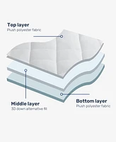 Unikome 3" Quilted Down Alternative Mattress Pad