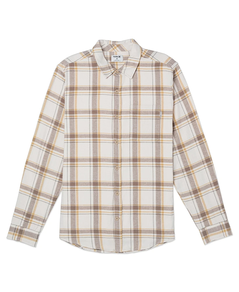 Hurley Men's Portland Flannel Long Sleeve shirt