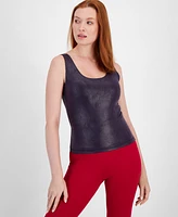 Id Ideology Women's Metallic Tank Top, Created for Macy's