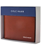 Cole Haan Men's Luxe Rfid Boxshine Extra Capacity Bifold Wallet