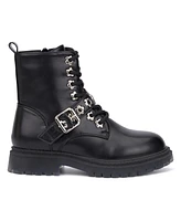 Olivia Miller Little Girls Star Bright Combat Boots