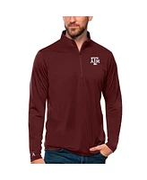 Antigua Men's Maroon Texas A&M Aggies Tribute Quarter-Zip Top