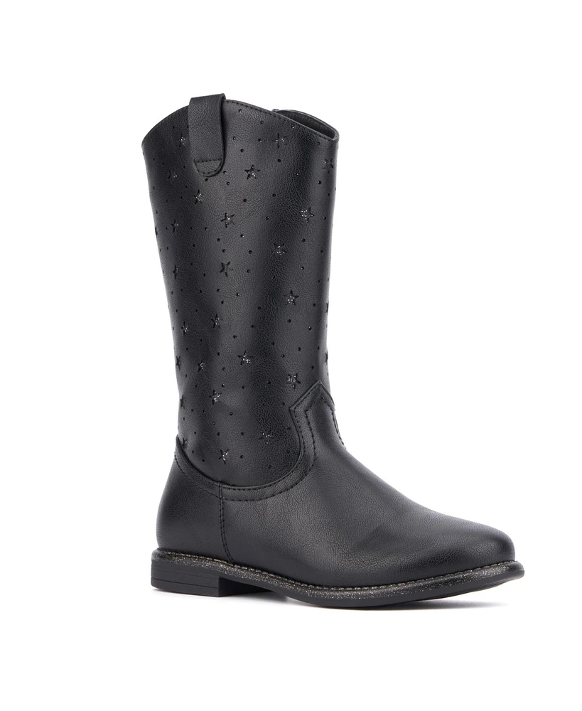 Olivia Miller Girls Chasing Starz Mid Calf Boots