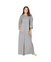 Dreams & Co. Women's Long French Terry Robe