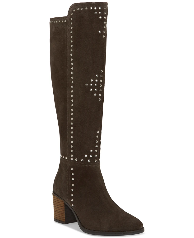 Lucky Brand Women's Bonnay Knee-High Block-Heel Boots