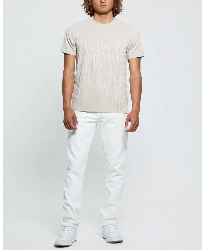 Guess Men's Abstract Granada Knit Crew