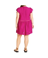 City Chic Women's Dallas Dress