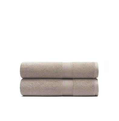 Standard Textile Home Plush Towels (Lynova), Bath Sheet, Smoked Pearl