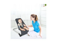 Slickblue Boys Baby Bouncer Seat with Aluminum and Metal Frame