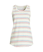 Lands' End Women's Supima Cotton Tunic Tank Top