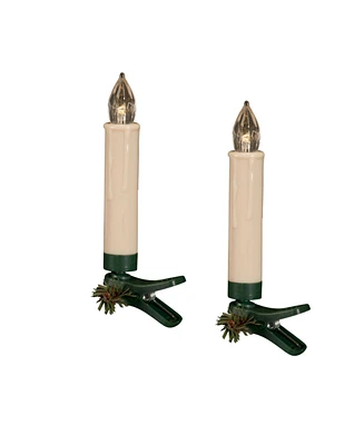 Slickblue Led Clip on Taper Candle with Remote for Tree (Set of 24)