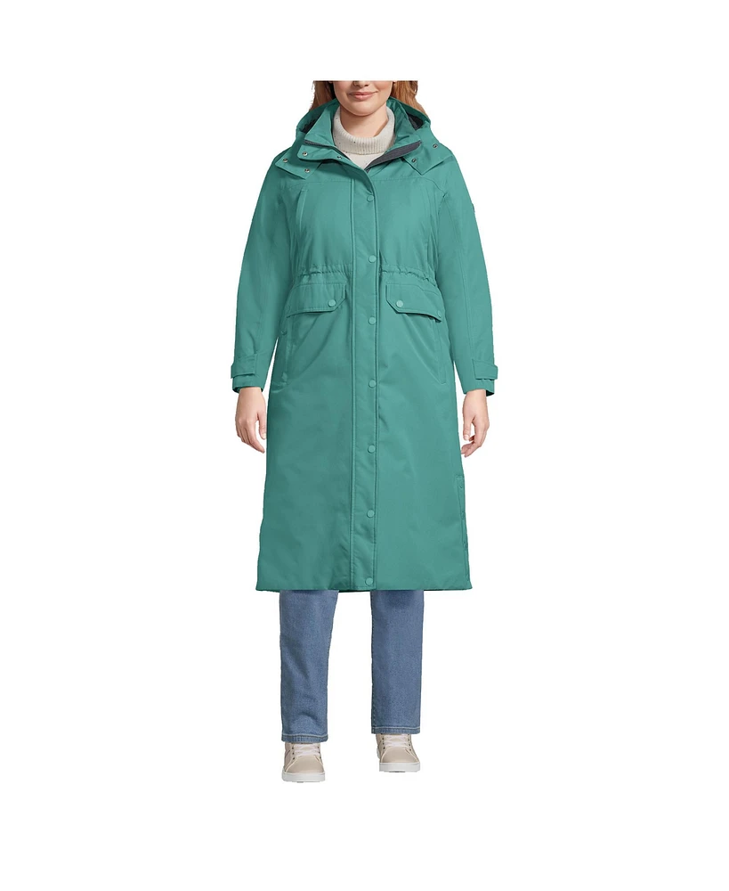 Lands' End Plus Expedition Waterproof Winter Maxi Down Coat