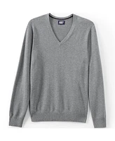 Lands' End Men's Unisex Cotton Modal Vneck Pullover Sweater