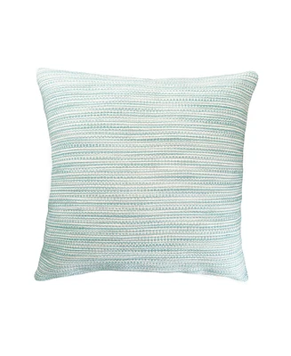 Anaya Home Bay View Aqua 20x20 Indoor Outdoor Pillow Aqua Blue