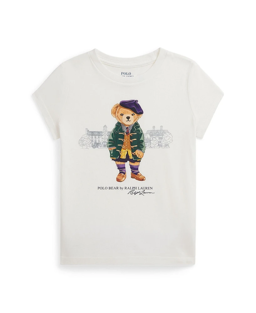 Polo Ralph Lauren Toddler and Little Girls Bear Cotton Jersey Tee