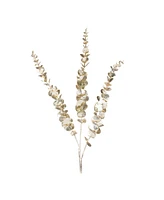 Slickblue Glittered Eucalyptus Sprays - Set of 6PC for Memorable Home Displays