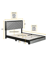 Boyd Sleep Arden 14 Slat Upholstered Platform Bed