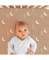 The Peanutshell Crib Bedding Set for Baby Boys and for Baby Girls, Boho Celestial, 3 Pieces