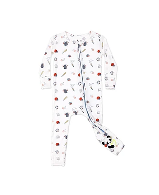 Bellabu Bear Baby Unisex Baseball Convertible Footie