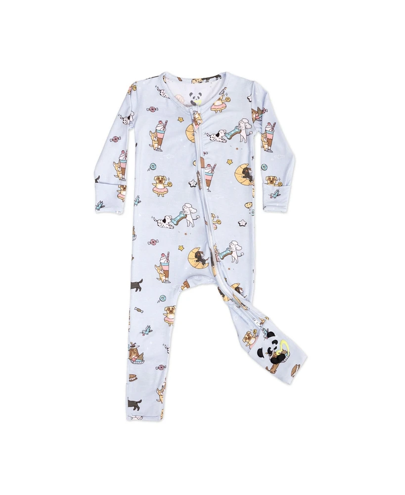 Bellabu Bear Baby Unisex Dessert Dogs Convertible Footie