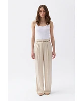 Nocturne Women's Pleated Palazzo Pants