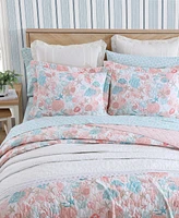 Laura Ashley Swimtime Reversible 3 Piece Quilt Set