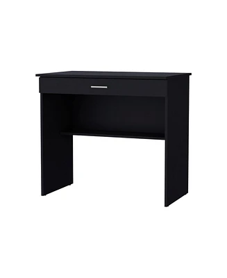 Fm Furniture Kaylor Storage Desk, Modern Design with Drawer and Shelf