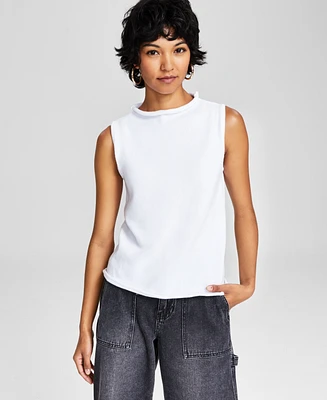 And Now This Women's Sleeveless Mock Neck Sweater