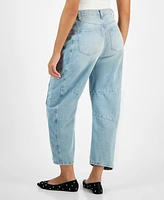 And Now This Women's High-Rise Barrel-Leg Jeans, Created for Macy's