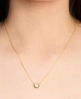 Kate Spade New York 23k Gold-Plated Sterling Silver Pendant Necklace, 16" + 3" extender