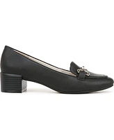 LifeStride Bliss Slip On Block Heel Loafers