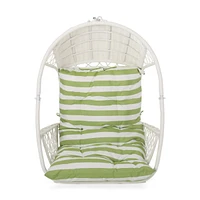 Stylish Wicker Hanging Chair with Cushion for Relaxation and Comfort