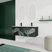 48'' Floating Wall-Mounted Bathroom Vanity & Soft-Close Cabinet Door, Kd-Package