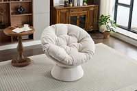 Oversized Swivel Accent Chair, 360 Swivel Barrel Chair