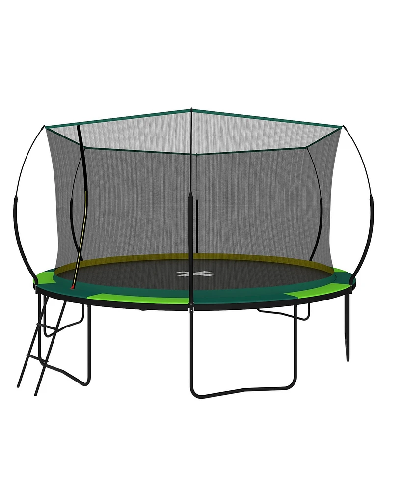 Streamdale Furniture Rustproof Outdoor Trampoline with Powder-Coated Steel Frame