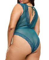 Adore Me Plus Amanda Unlined Bodysuit Lingerie