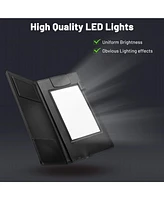 4 Pack Led Backlit Illuminated Menu Cover Presenter Magnetic Clamp Receipts Bill Holder