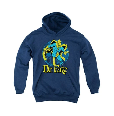 Dc Comics Boys Youth Dr Fate Ankh Pull Over Hoodie / Hooded Sweatshirt