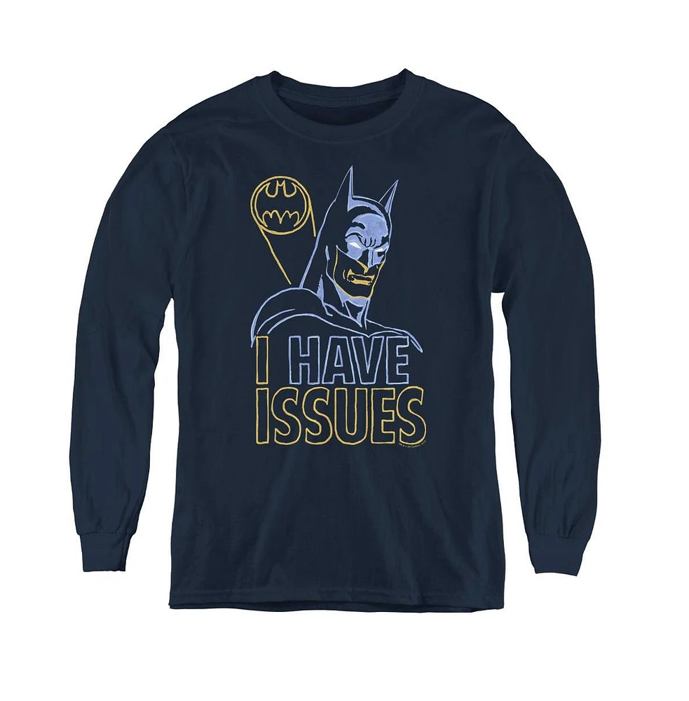 Dc Comics Boys Youth Issues Long Sleeve Sweatshirts