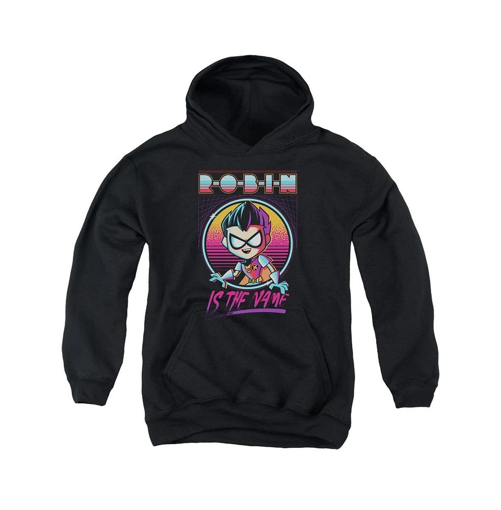 Teen Titans Go Boys To The Movies Youth Robin Pull Over Hoodie / Hooded Sweatshirt