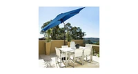 Slickblue 9ft Patio Umbrella Market Steel Tilt W/ Crank Outdoor Yard Garden