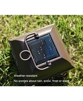 Maggift 4 Pack Hanging Solar Coach Lights