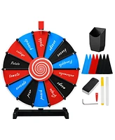 WinSpin 18" Tabletop Diy Color Prize Wheel 14 Slot Editable Spin Game Trade Show