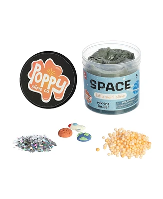 Aurora Toys Medium Space Slime Poppy Slime Co. Gooey Toy Grey 11.3oz