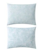 Tommy Bahama Home Art Of Palms Reversible 3 Piece Duvet Cover Set