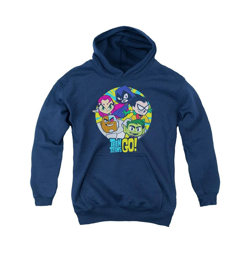 Teen Titans Go Boys Youth Group Pull Over Hoodie / Hooded Sweatshirt