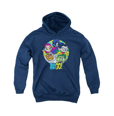 Teen Titans Go Boys Youth Group Pull Over Hoodie / Hooded Sweatshirt