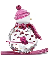 Swarovski Crystal and Gold-Tone Snowman Figurine