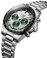 Longines Men's Swiss Automatic Chronograph Conquest Stainless Steel Bracelet Watch 42mm