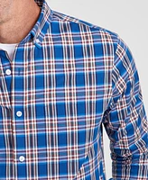 Club Room Men's Tonno Plaid Poplin Shirt, Created for Macy's